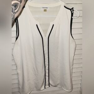 Women's Medium Calvin Klein White Tank